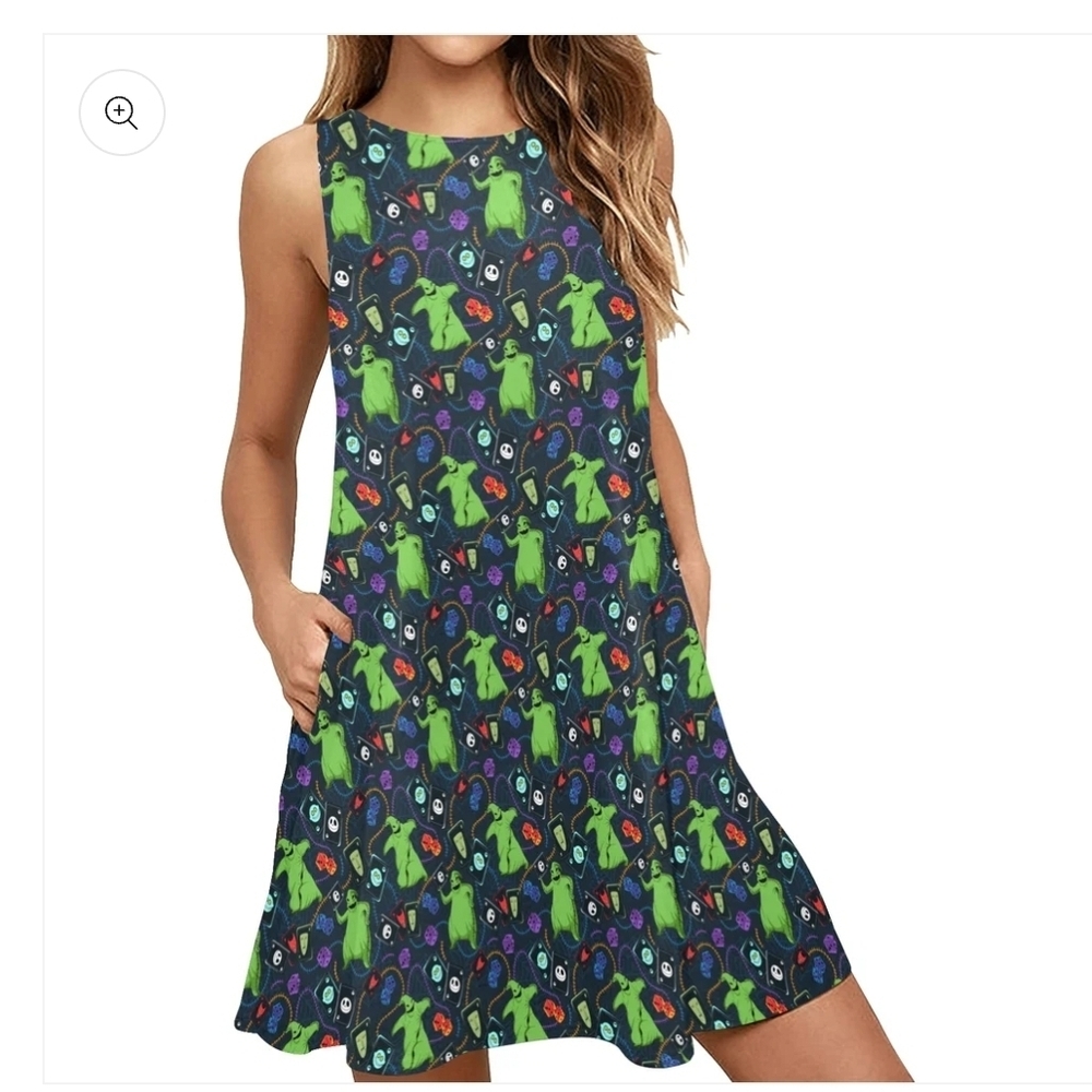 Disney Oogie Boogie Nightmare Before Christmas Tunic Dress